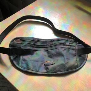 Black and Brown Waist Bag